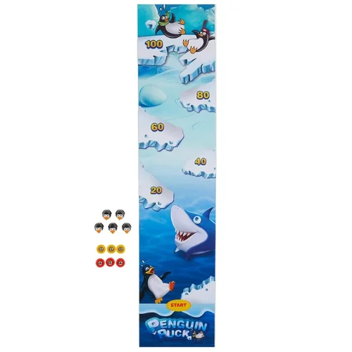 Family Fun Tabletop Game Penguin Pucks