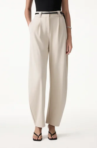 CoolTouch Stretch Ponte High Rise Cropped Barrel