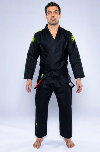 Baseline 2.0 Slim Fit BJJ Gi Black Green