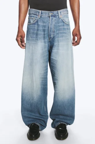 ASTRO MID RISE LOOSE BAGGY LEG UNISEX JEANS
